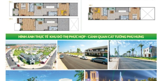 Bán nhà phố, đất nền 5x19...5x26m2 trung tâm tp Đồng Xoài 990tr.