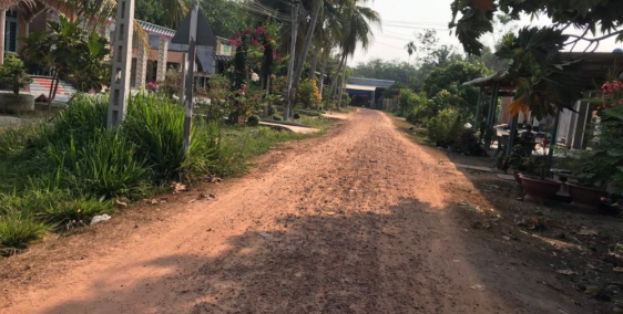 Đất lô gốc thổ cư  gần KCN Phước Đông,295tr hết đất.