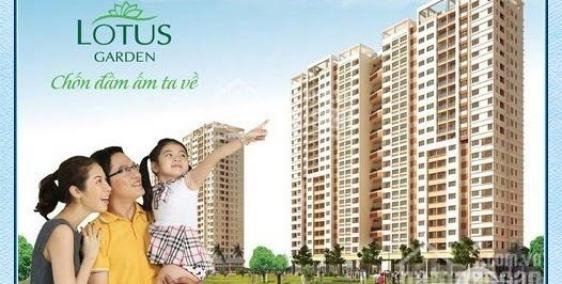 Cho thuê CHCC Lotus Garden, 90m2 - 3PN - 2WC, giá 8 triệu đầy đủ nội thất