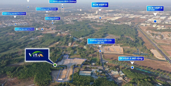 Bán Đất Gần Chợ Phú Chánh  Phường Vĩnh Tân, MT Đường DT742