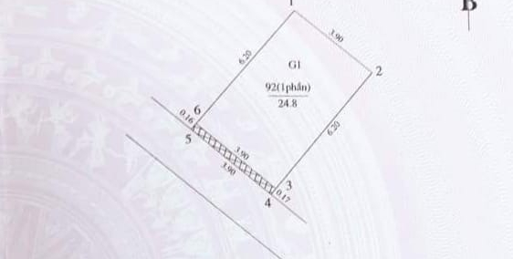 Bán gấp! Đất Hoàng Hoa Thám, Ô TÔ 30M, GPXD 5 tầng, nở hậu, 25m, Giá: 1.98 tỷ
