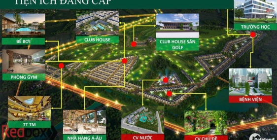 BÁN ĐẤT NỀN NGAY Trung Tâm SÂN GOLF WEST LAKES & VILLAS , 299TR/NỀN 85m2.