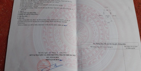 Bán đất sổ đỏ, chính chủ  khu Đồng Mai, Hà Đông. 40m2, mặt tiền 4m, giá 2 tỷ