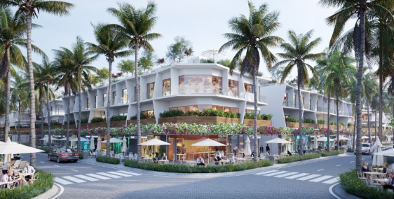 Shophouse thương mại biển 2 mặt tiền - 1 trệt 2 lầu (6x18m) - Sở hữu vĩnh viễn