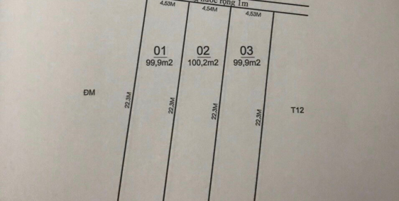 Đất đôí diện cấp 3 Phú Bài - sau mặt tiền Sóng Hồng