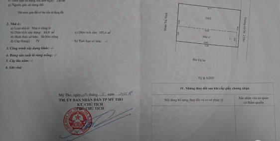 Bán đất thổ cư có dãy phòng trọ đang cho thuê ổn định