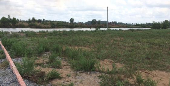 đất trục đường Phạm Thái Bường, đường trước đất 6m, mặt sau sông cực đẹp xã Phướ