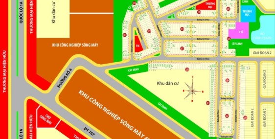 Bán Đất KCN Sông Mây Giá Chỉ 369 triêu 1 nền