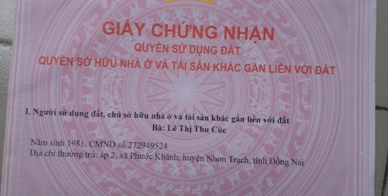 Chính chủ cần bán lô đất giá rẻ tại xã Phú Hữu , Nhơn Trạch, Đồng Nai.