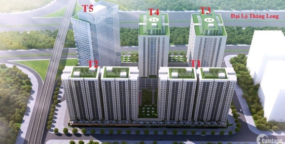 Cho thuê sàn Kiot TMDV tòa T3 Thăng Long Capital