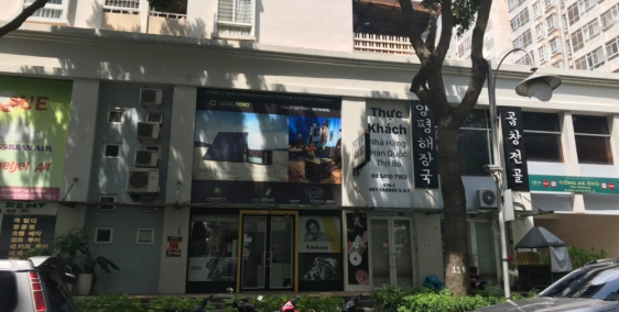 Cho thuê Shop Midtown Sakura 3 căn liền góc 2 mặt tiền đường C, Phú mỹ hưng Q7