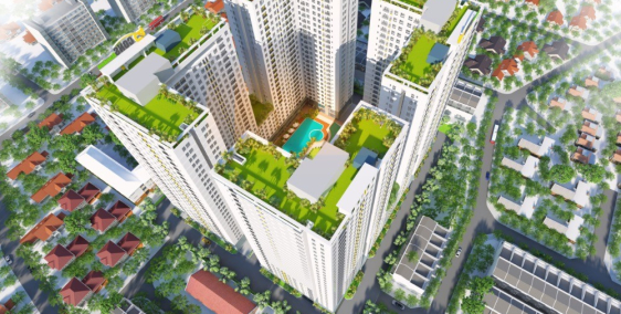 Cần bán căn hộ Dựĩ án Bcons Garden Trung tâm TP Dĩ An tầng 9 giá 23tr/m2