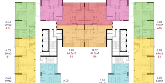 Bán căn 2 ngủ 69m2 DA Athena Complex Hoàng Mai, Hà Nội. Đông Nam. Chỉ từ 23tr/m2