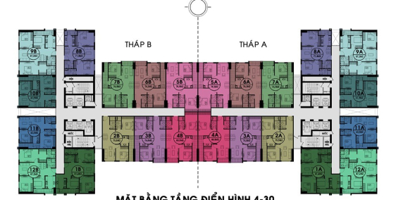 Bán căn 2 ngủ 76m2 CC Đồng Phát Park View Tower Hoàng Mai, 1.75 tỷ (bao phí)