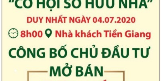 Bán căn hộ Victoria Premium, nhận nhà quý 4/2020 tại TT Mỹ Tho