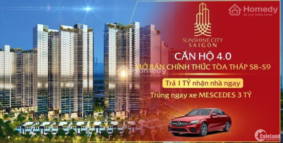 Căn hộ Sunshine City SaiGon Q7,liền kề PMH,CK13%,trúng xe Mer 3ty ân hạn lãi gốc