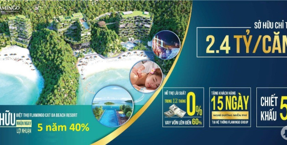 Đầu Tư Quỹ Căn Đẹp Cuối Cùng tại Flamingo Cát Bà, Tầm View Biển Triệu Đô Chỉ 900