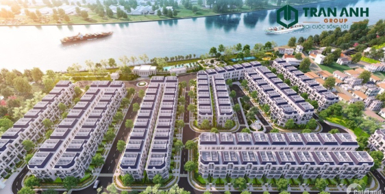 Nhà Phố cao cấp ven sông vàm cỏ, giá rẻ, tiềm năng phát triển cao, cực đẹp.