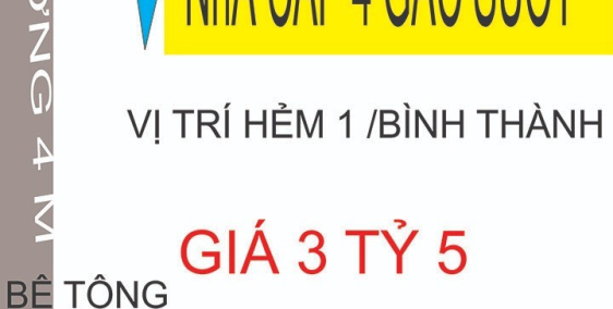 Bán Gấp Nhà Cấp 4 Diện Tích 4*20 Đường Bình Thành