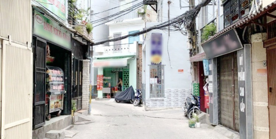 Cho thuê nhà nguyên căn mặt tiền Hẻm Xe Hơi đường Dạ Nam P2 Q8