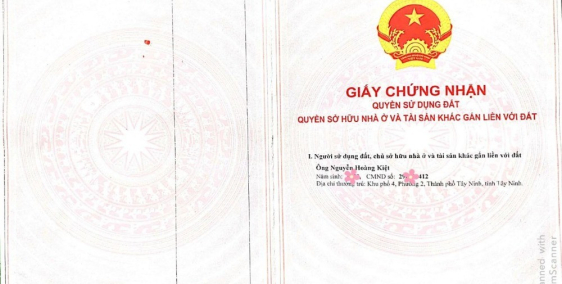 Bán đất, nhà ở trung tâm Tp.Tây Ninh