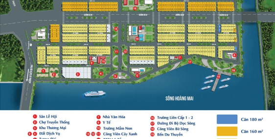 Dự Án Cửa Cờn Riverside Trung Tâm Thị Xã Hoàng Mai