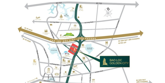 Mở bán nền shophouse 2 mặt đường đại lộ Nguyễn Thái Bình - Bảo Lộc Golden City