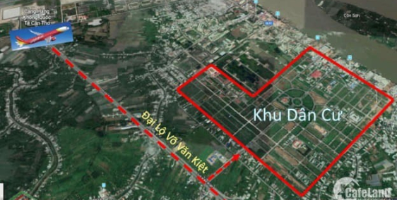 Đất nền thổ cư 99m2 (4.5x22) Bình Thủy Cần Thơ giá 667tr