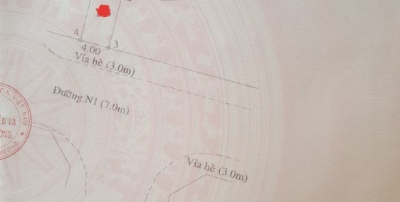 Chính chủ cần bán đất thổ cư sổ hồng riêng ngay trung tâm thành phố Dĩ An