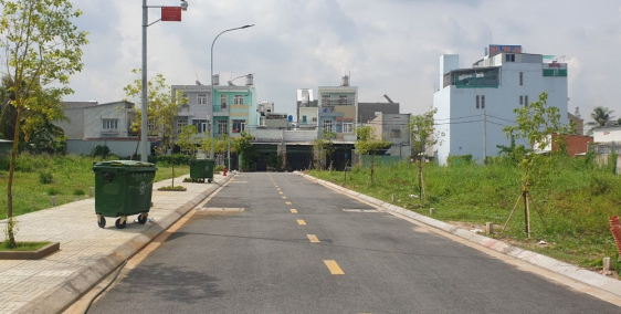 Đất mặt tiền Hà Huy Giáp Thạnh Lộc cầu Phú Long