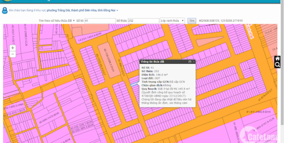 Bán đất Phú Gia 1 phường Trảng Dài thành phố Biên Hòa