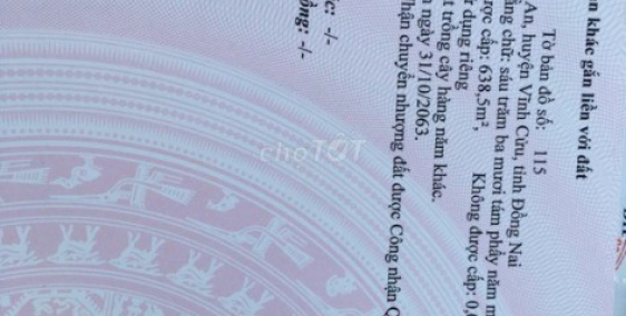 Bán lô đất 638m2, mặt tiền xe tải giá rẻ đầu tư