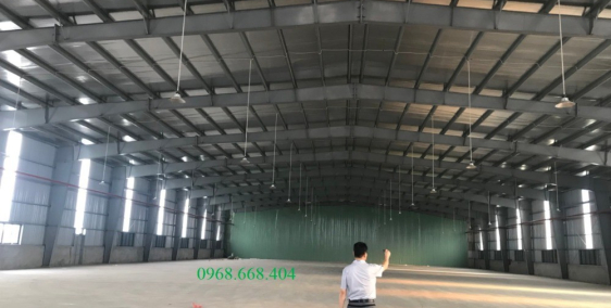 Cho thuê xưởng 2.100m2 –  tại Cụm Công nghiệp Đông Thọ - Yên Phong - Bắc Ninh