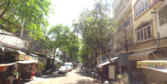 Cho thuê nhà nguyên căn mặt tiền 4m2, đường Phan văn Trị, P7, Q5.