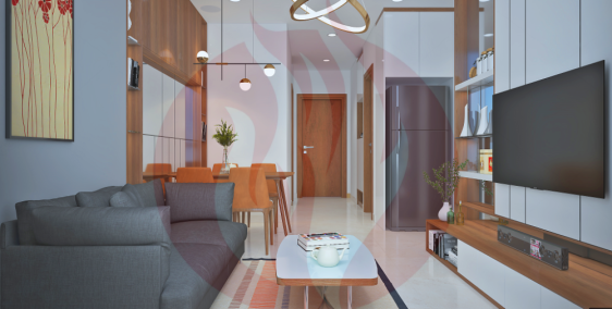 Căn 2PN 59m2 B.0X.14 tầng thấp Bcons Garden - View Nam. Bao sang tên HĐMB