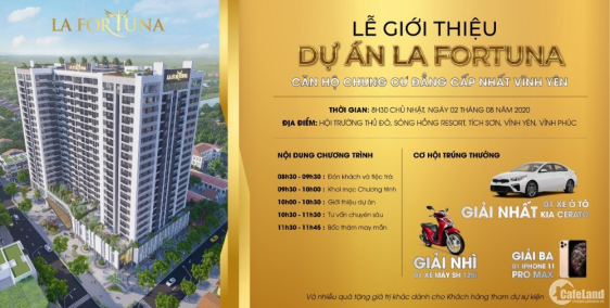 LỄ MỞ BÁN CHUNG CƯ CAO CẤP LA FORTUNA - VĨNH YÊN - VĨNH PHÚC