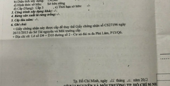 Bán nhà mặt tiền đường số 2, Q6, 40 m ra cổng công viên Phú Lâm, 8x20, 20 tỷ