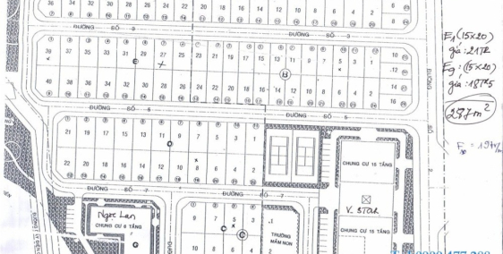 Bán đất biệt thự đường số 9 kdc Tấn Trường đường Phú Thuận Q7