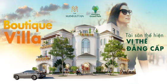 Đầu tư siêu phẩm Shophouse, Boutique Villa Manhattan Glory Vinhome Quận 9