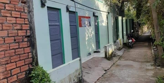 Bán căn nhà cấp 4 phía sau có 6 phòng trọ,Tân Thông Hội-Củ Chi,sổ riêng.