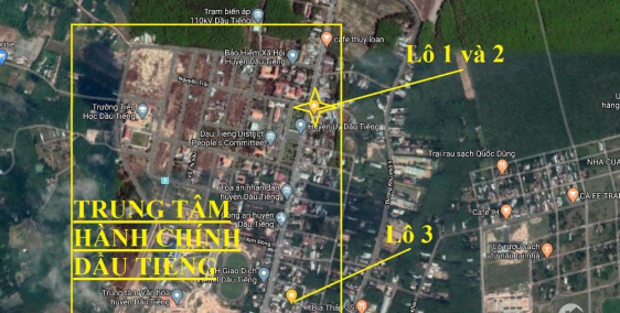 Chính chủ Bán RẺ 3 Lô Mặt Tiền Hùng Vương Dầu Tiếng Bình Dương - GẤP GẤP GẤP