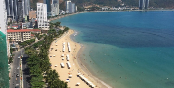 Cho Thuê Căn Hộ Mường Thanh Viễn Triều Nha Trang View xéo biển tòa OC1A