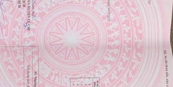 800tr/1 nền đất full thổ cư, sổ hồng riêng, mặt tiền đường 40M Củ Chi