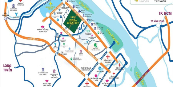 630tr (30%) sở hữu ngay đất nền sổ đỏ tại kđt bật nhất Cần Thơ Stella mega city