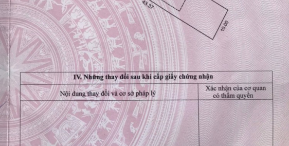 Bán lô đất 432m2 có 100m thổ cư giá 750 triệu huyện Xuyên Mộc nhân sổ hồng ngay