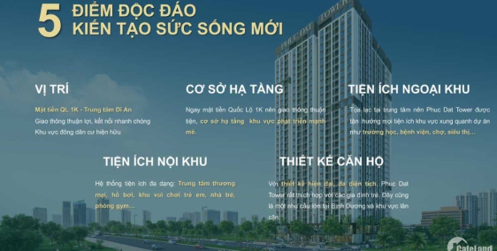 Dự án căn hộ PHÚC ĐẠT TOWER Bình Dương