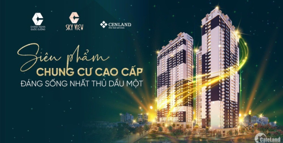 Chỉ cần 780TRIÊU sở hữu căn hộ Cao Cấp C SkyView Bình Dương