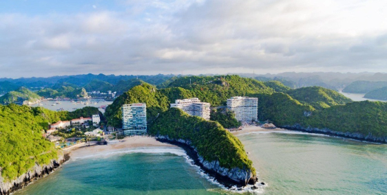 Sky villas nằm trên bãi tắm Cát Cò là sự lựa chọn uy tín cho các nhà đầu tư