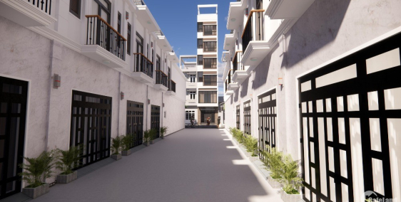 550tr sở hữu ngay nhà phố 64m2 1 lầu, 2 pn, giá đã bao gồm chi phí ra sổ hồng.