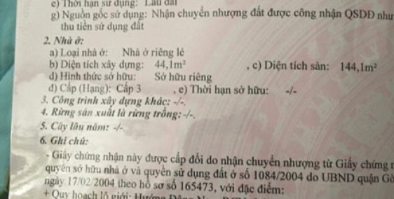 Nhà đối diện ST Emart Phan Văn Trị